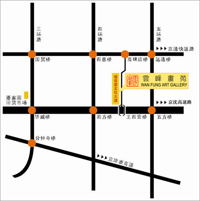方位地图