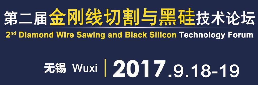 第二届金刚线切割与黑硅技术论坛2017