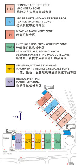 展区分布图               