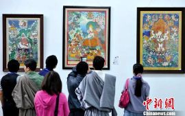 第五届西藏唐卡艺术博览会拉萨开幕