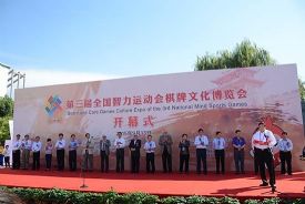 第三届全国智运会棋牌文化博览会在台儿庄开幕